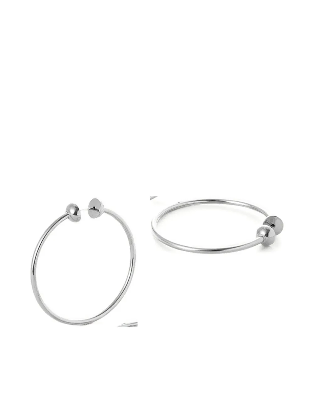 Jenny Bird Icon Ball-detailed Hoop Earrings In Metallic