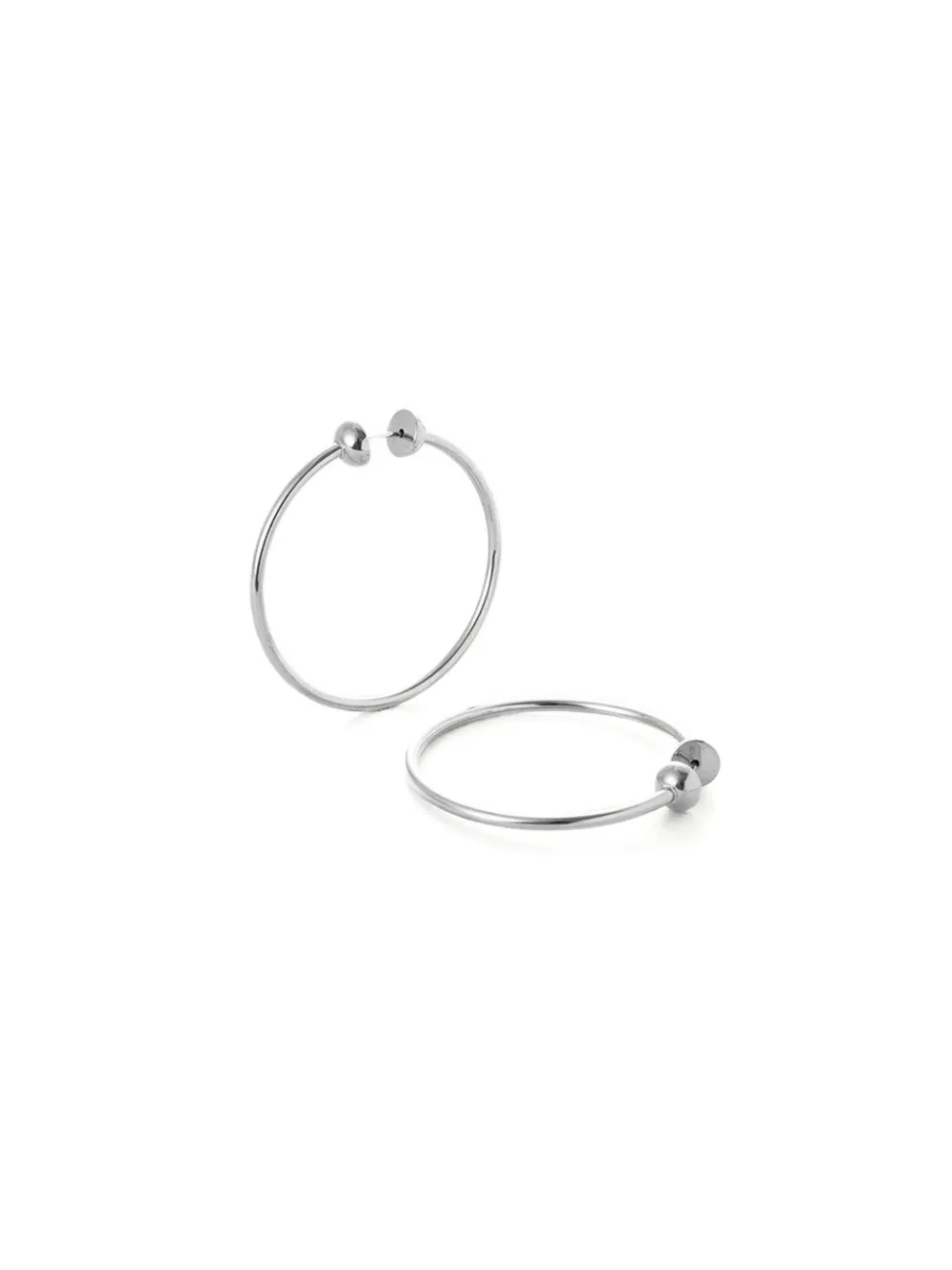 Jenny Bird Icon Ball-detailed Hoop Earrings In Metallic