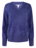Autumn Cashmere brushed V-neck sweater - Blue