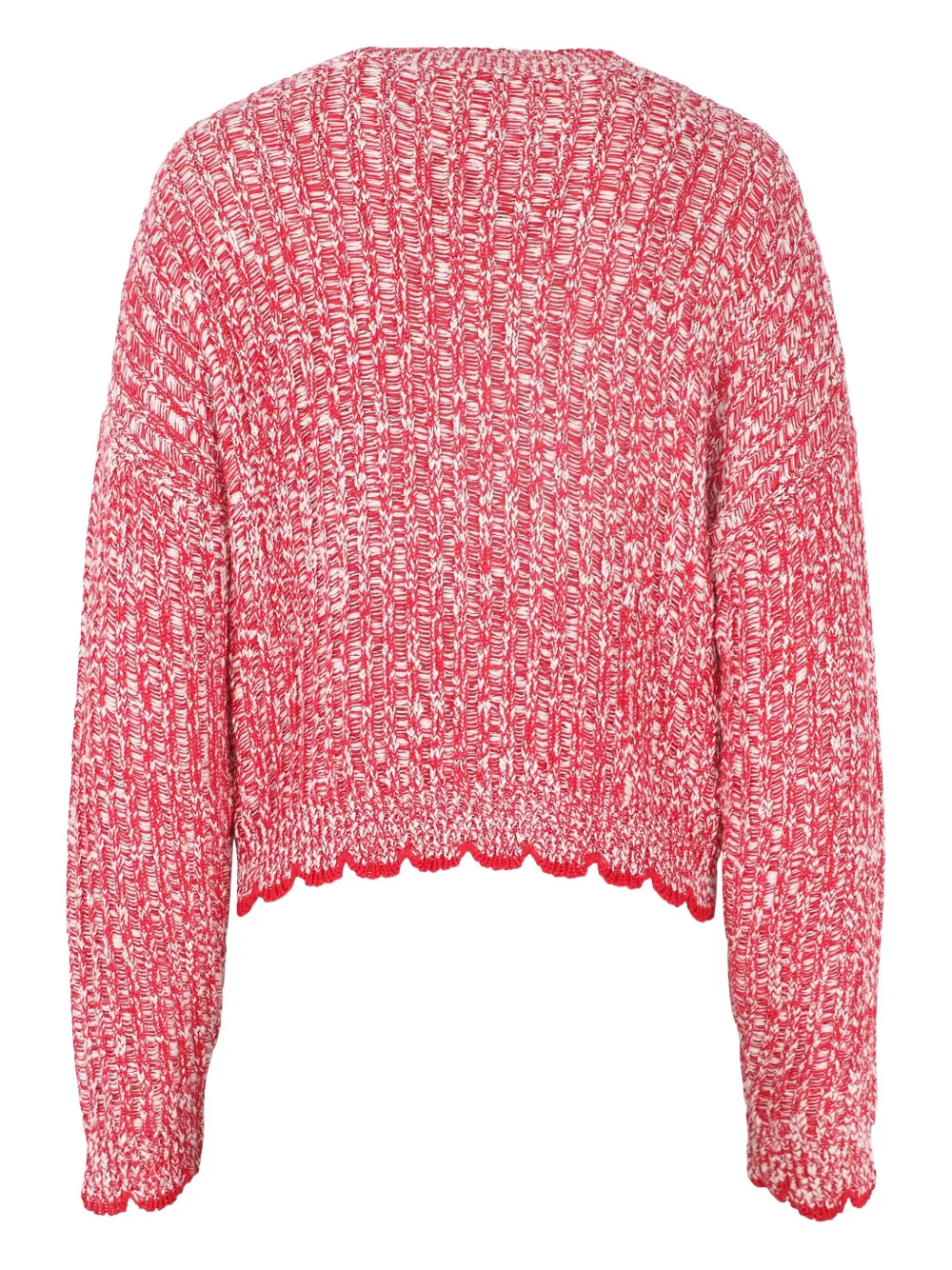 Autumn Cashmere ladder-stitch scalloped-trim sweater | Knitted Sweaters | Image 2