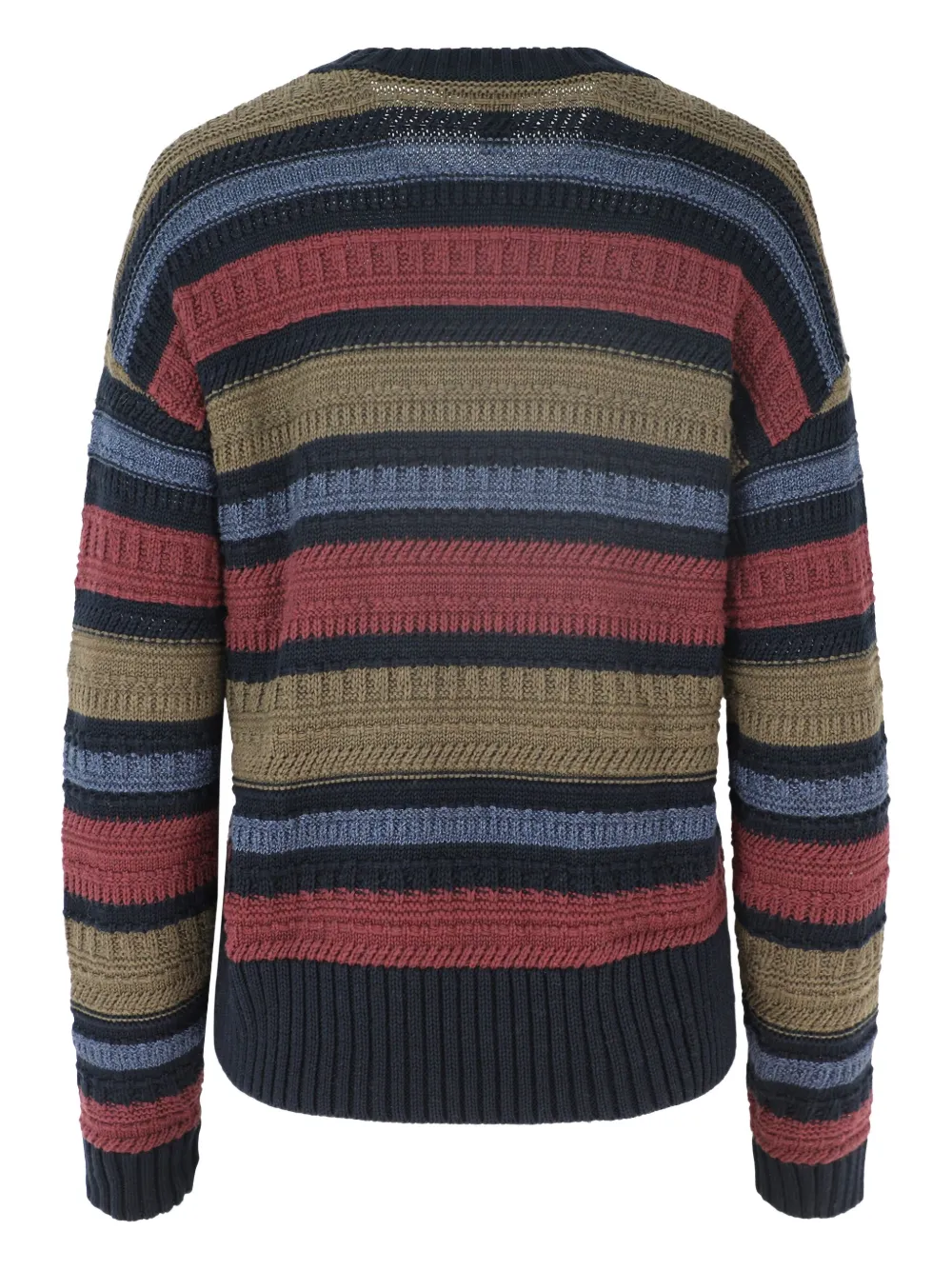 Autumn Cashmere striped crew-neck sweater | Knitted Sweaters | Image 2