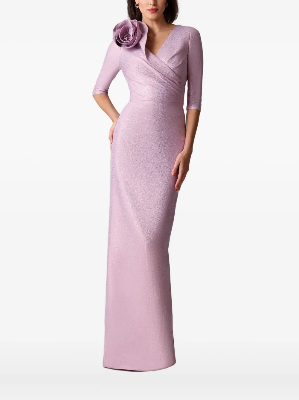 Teri Jon rose-appliqué gown | Evening Dresses | Image 2