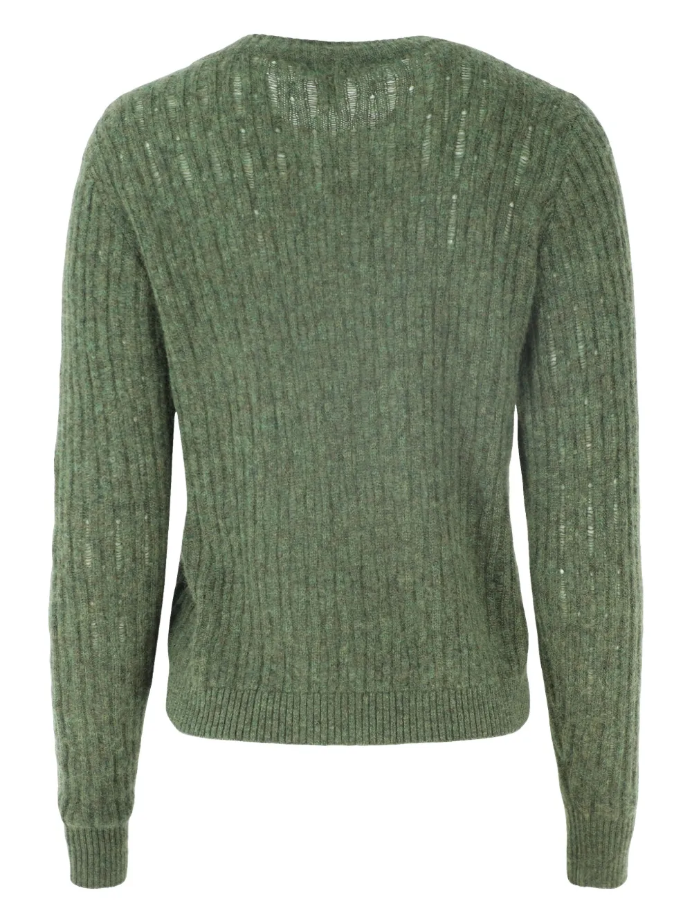 Autumn Cashmere ladder-stitch crew-neck sweater | Knitted Sweaters | Image 2