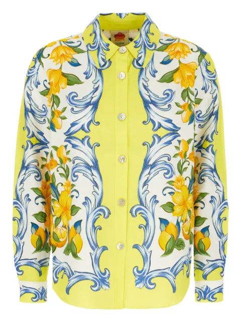 FARM Rio Sicily Scarf printed shirt