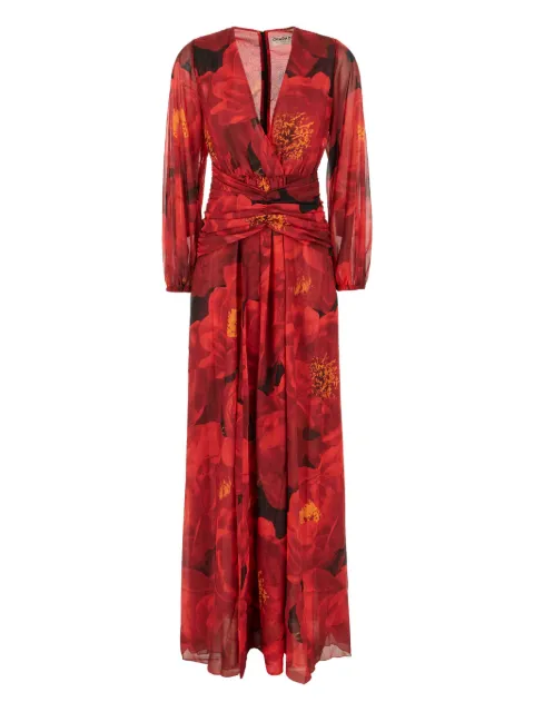 CHIARA BONI La Petite Robe floral-print gathered dress