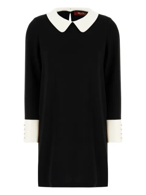 Max Mara peter-pan long-sleeve mini dress