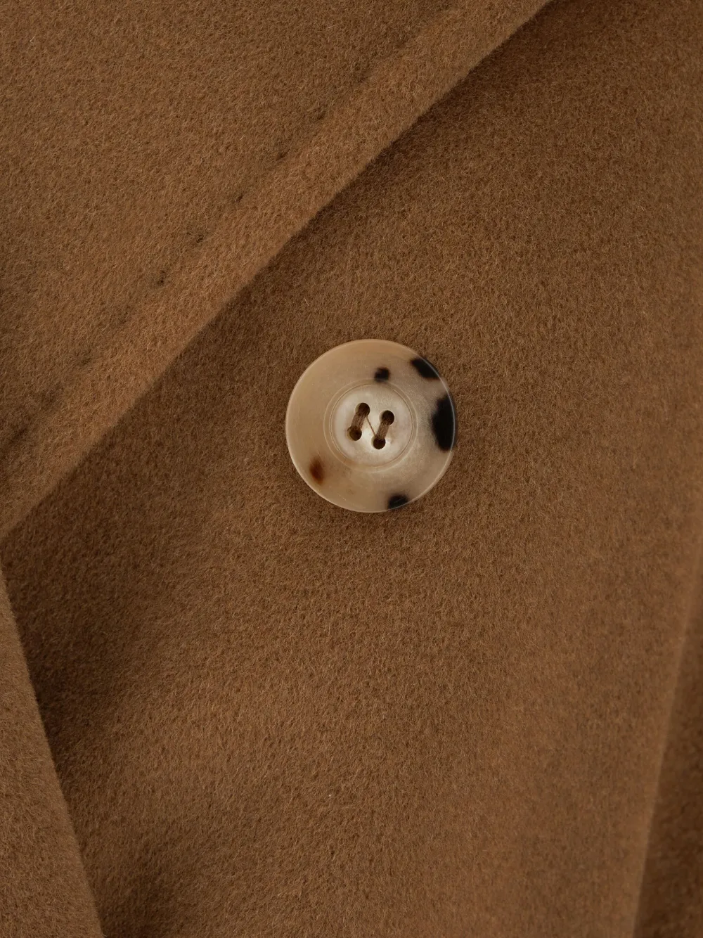 Max Mara Belted Double-breasted Coat In Brown