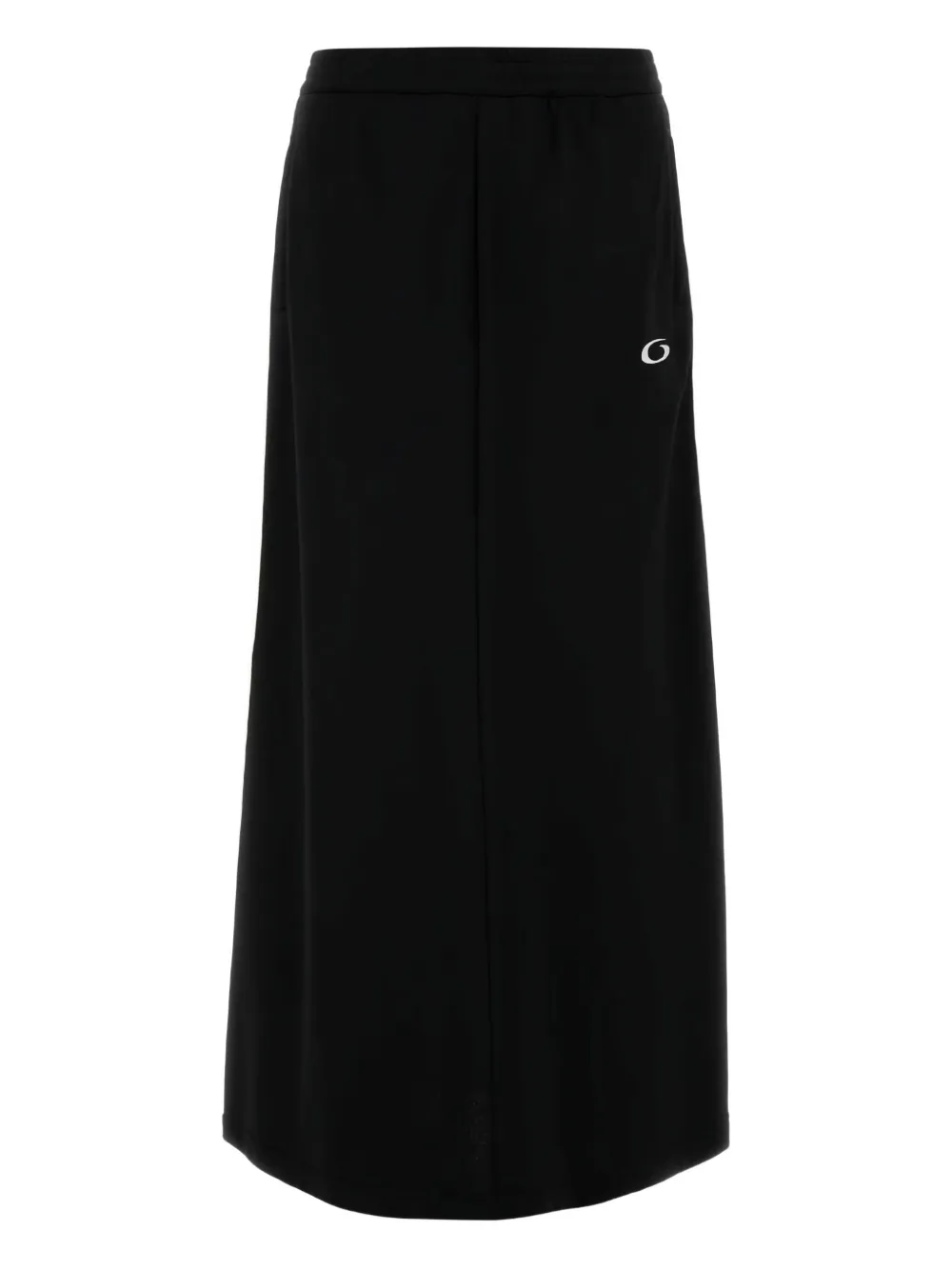 Balenciaga stripe-detail skirt Zwart