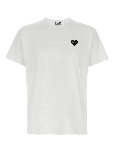 Comme Des Garçons Play Camiseta com patch de coração