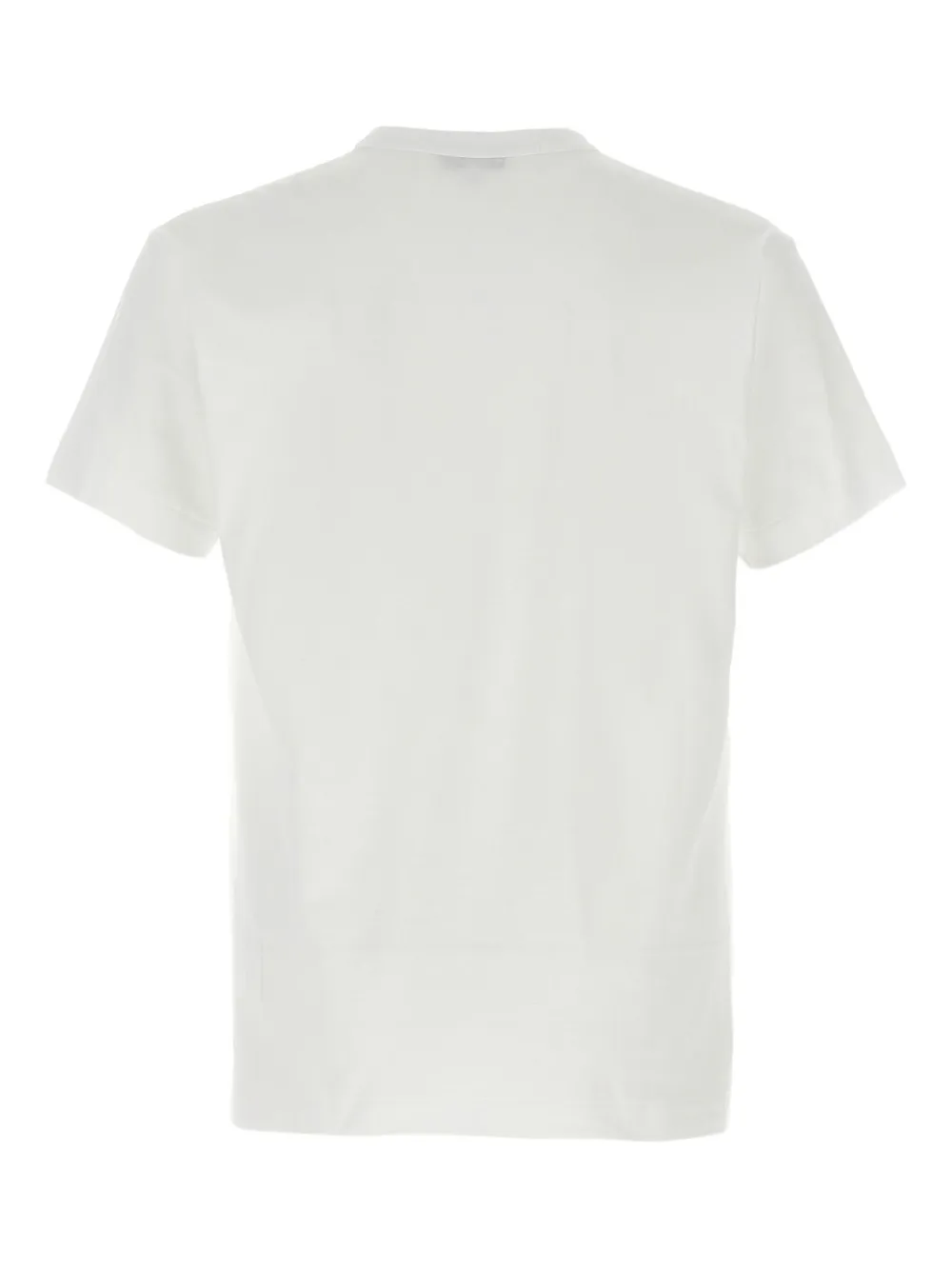 Comme Des Garçons Play T-shirt met logopatch en hartprint Wit
