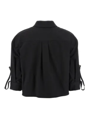 Tシャツ・カットソー GIOVANNI BEDIN SS25 CROPPED SHIRT (GB25 068 CROPPED WHITE) Giovanni Bedin Cropped Shirt – BALTINI