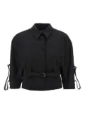 Giovanni Bedin button-fastening strap-detail shirt - Black