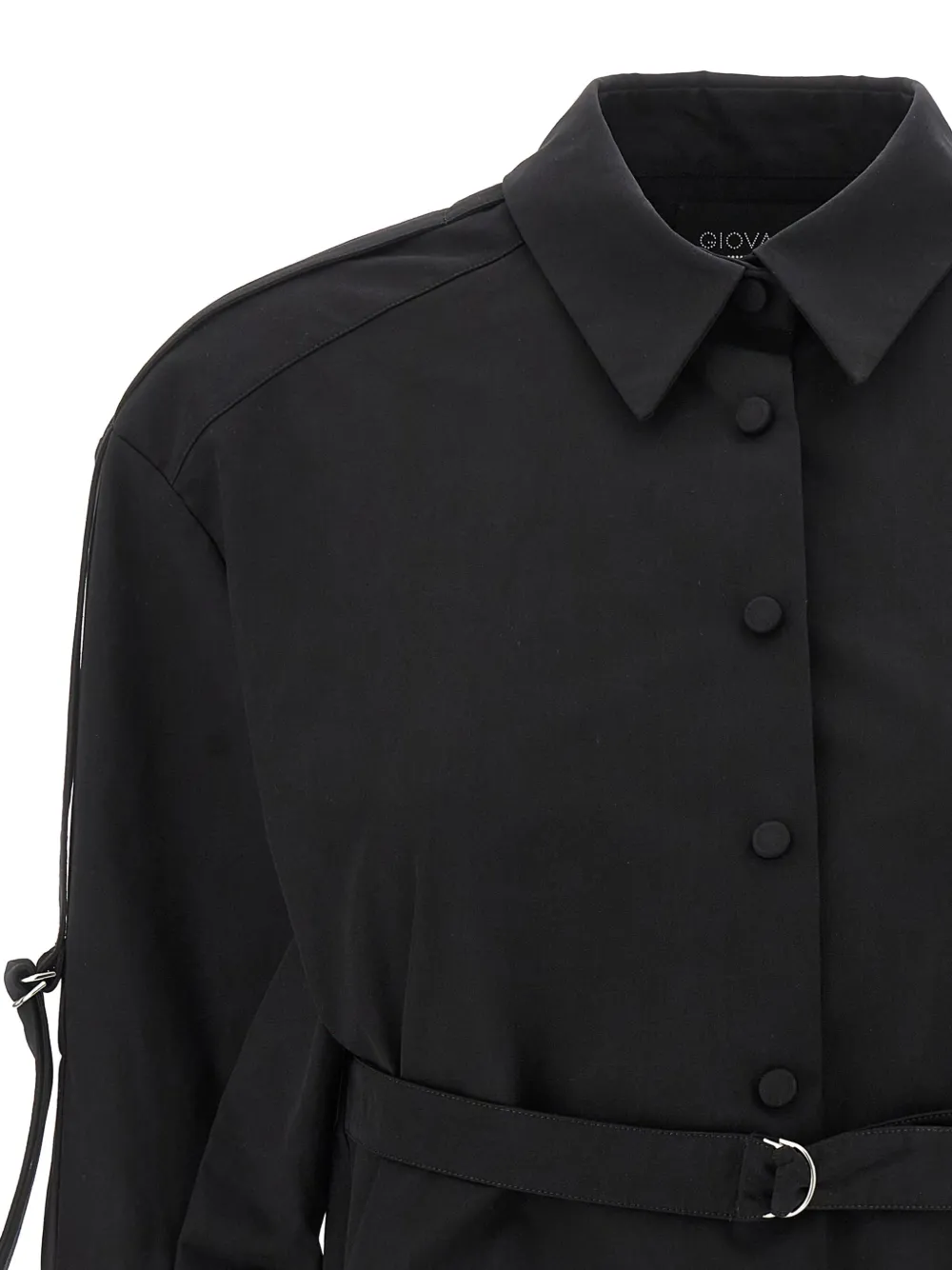 Giovanni Bedin Button-fastening Strap-detail Shirt In Black