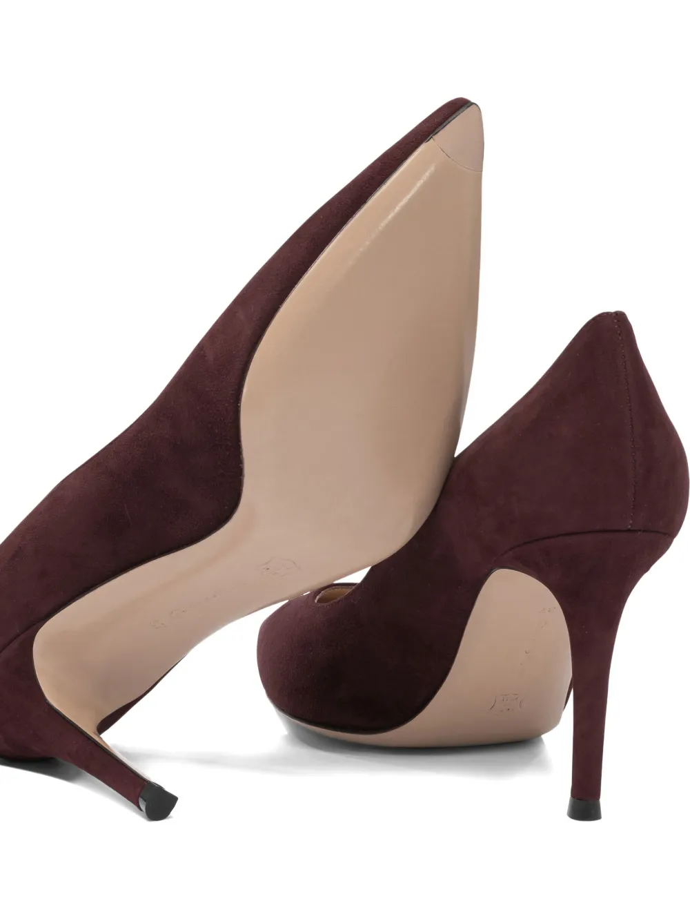 Gianvito Rossi pointed-toe stiletto pumps Brown