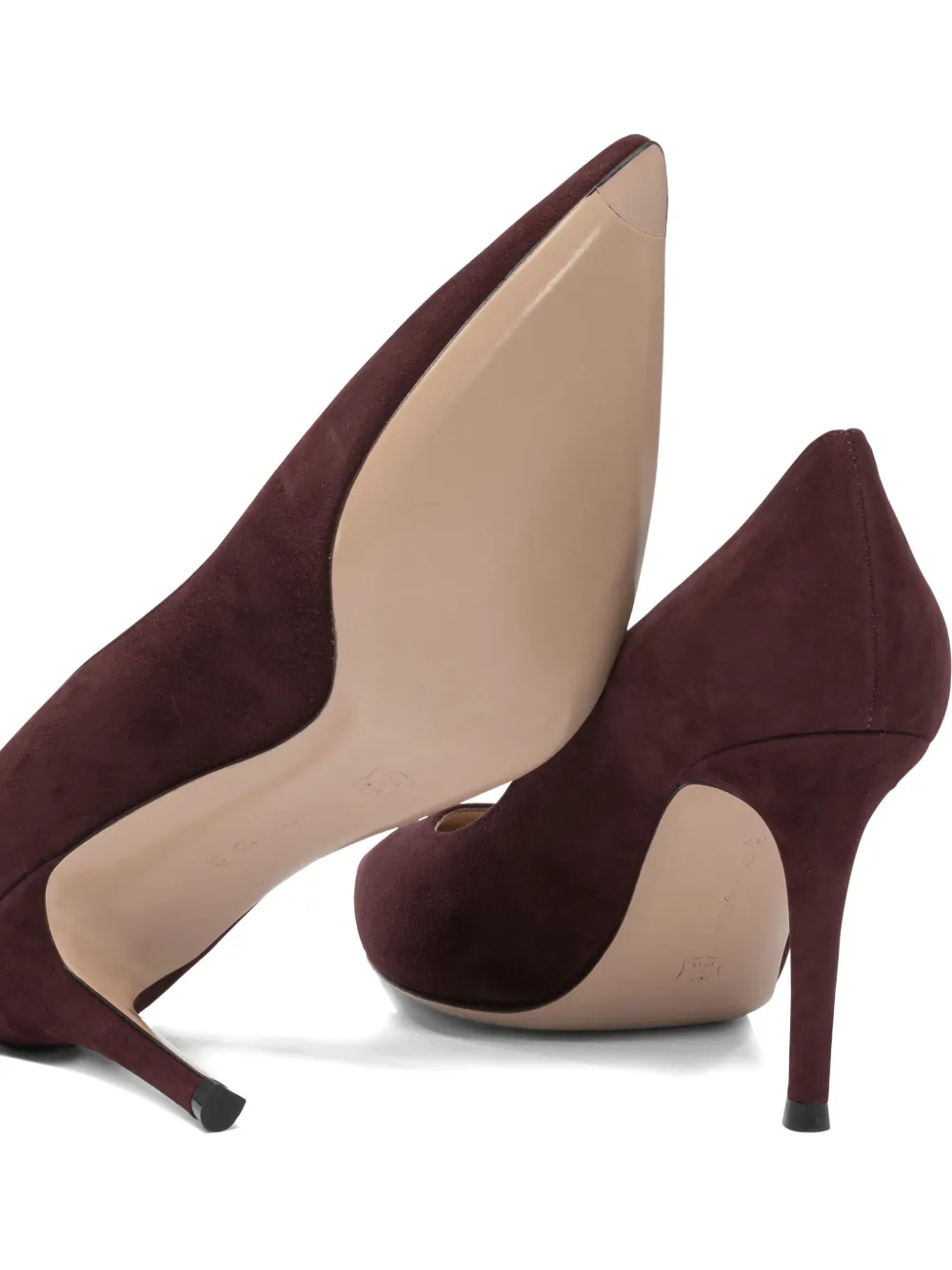 Gianvito Rossi pointed-toe stiletto pumps Brown
