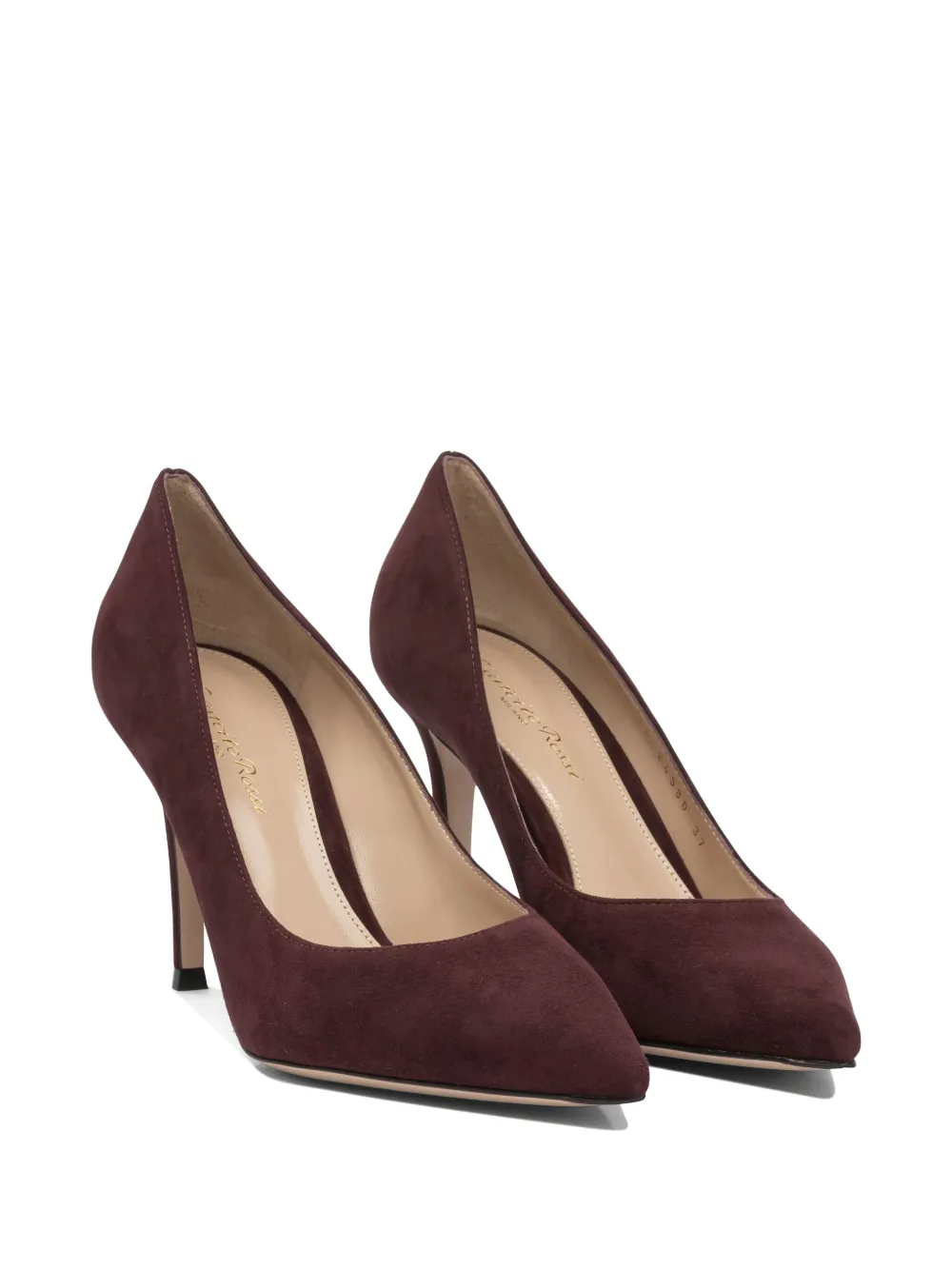 Gianvito Rossi pointed-toe stiletto pumps Brown