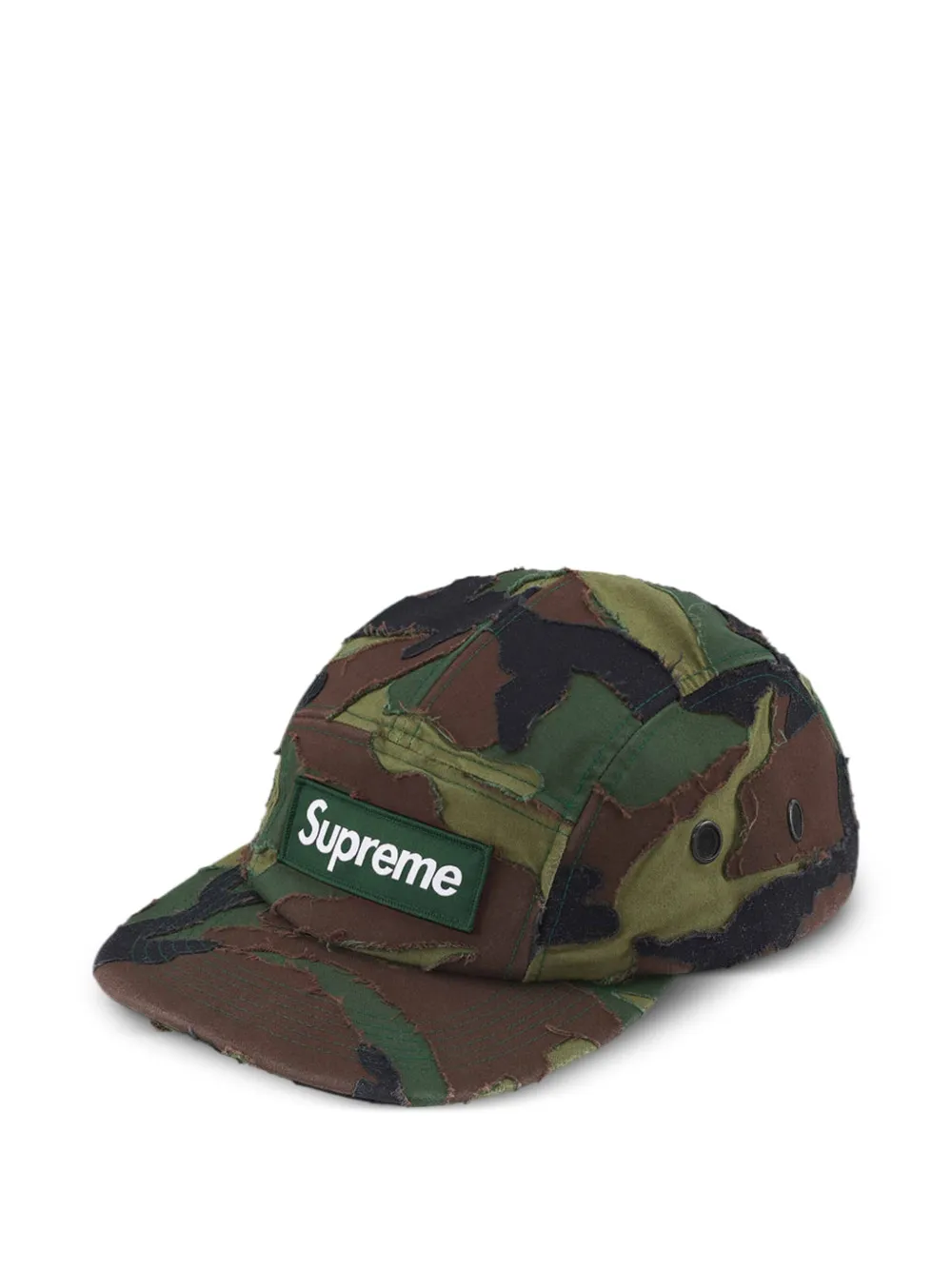 Supreme logo-patch hat - グリーン Supreme logo-patch hat - グリーン