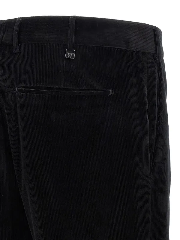 PT コーデュロイパンツ　黒 PT Torino コーデュロイ パンツ | ブラック | FARFETCH JP