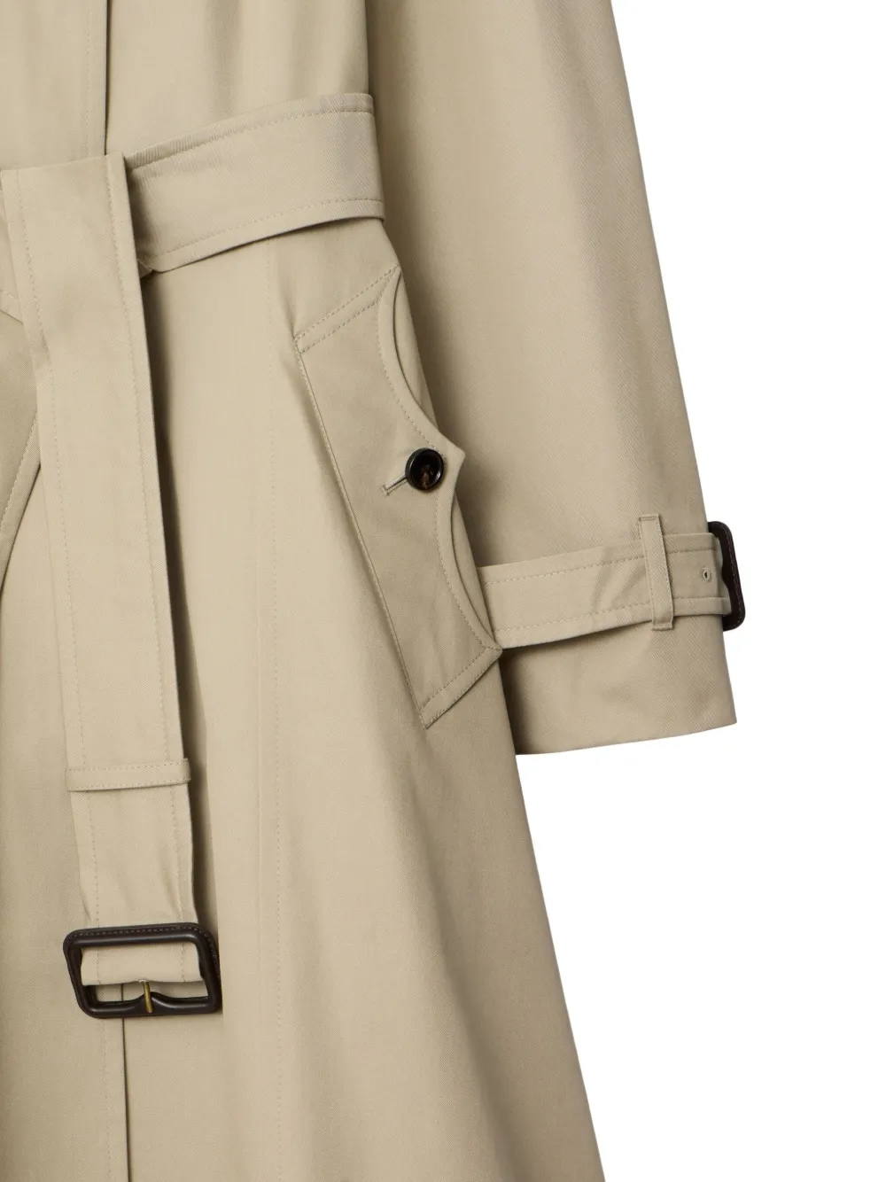 Burberry Ellingham raglan-sleeve belted trench coat Beige