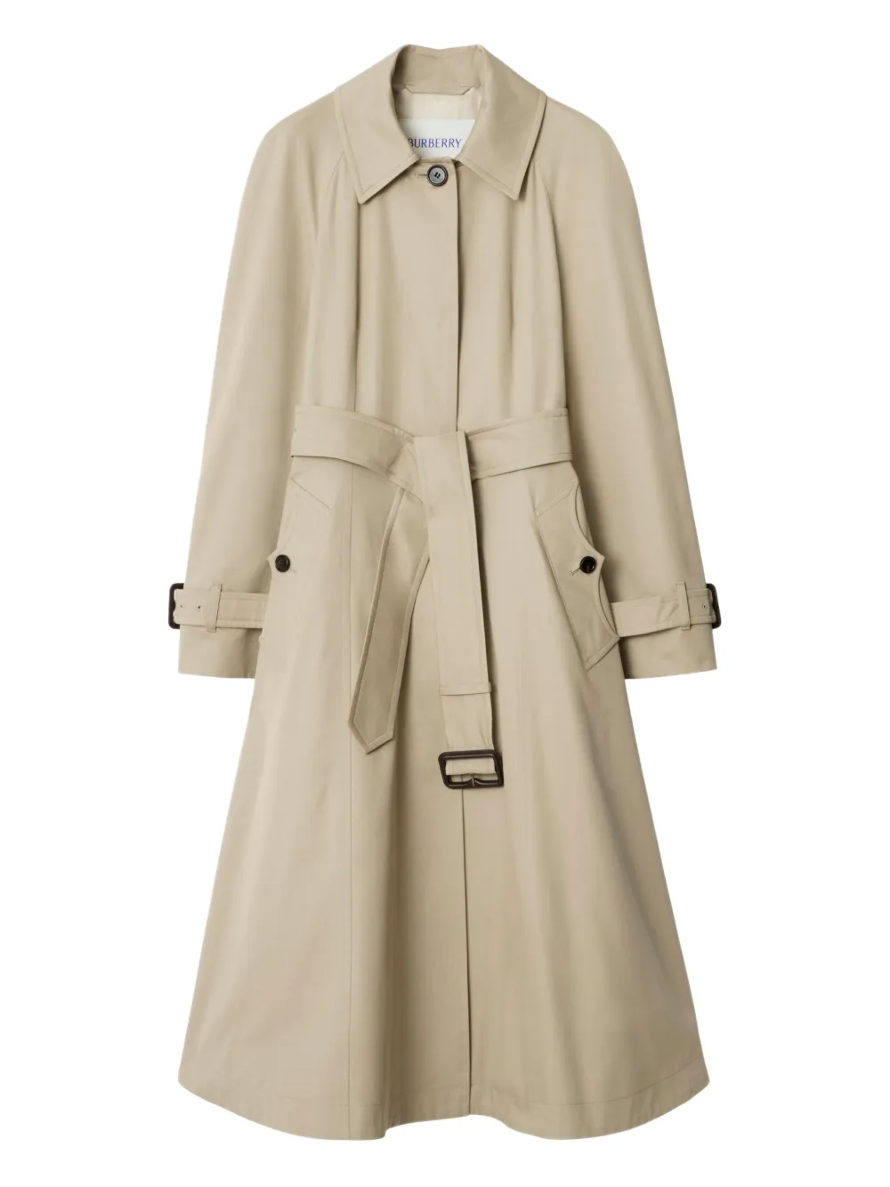 Burberry Ellingham raglan-sleeve belted trench coat Beige