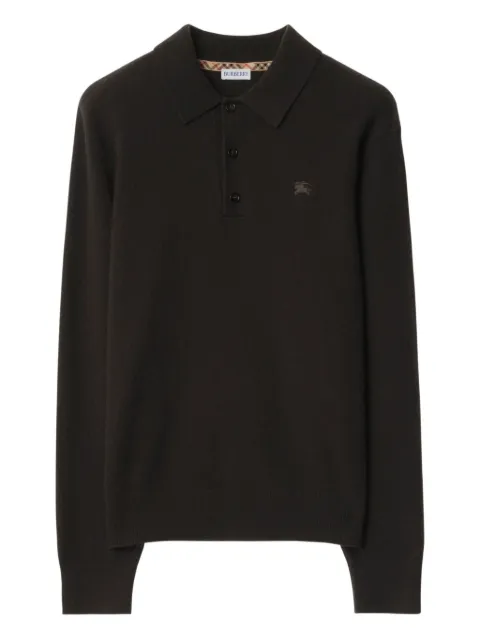 Burberry Polo con ricamo Equestrian Knight