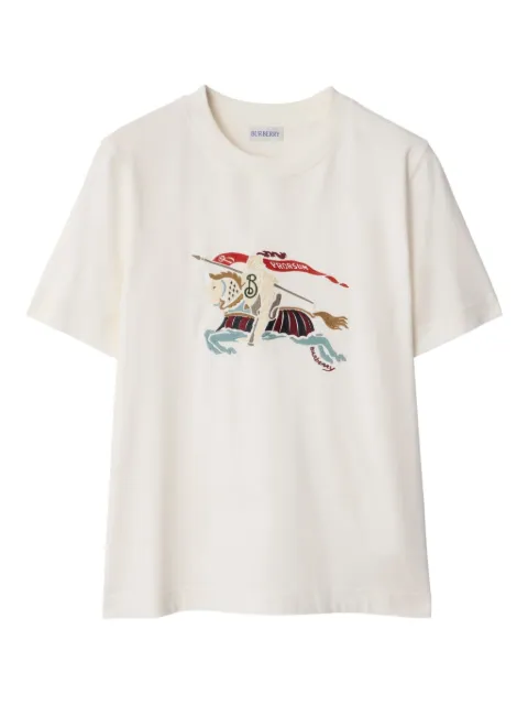 Burberry EKD embroidered cotton T-shirt