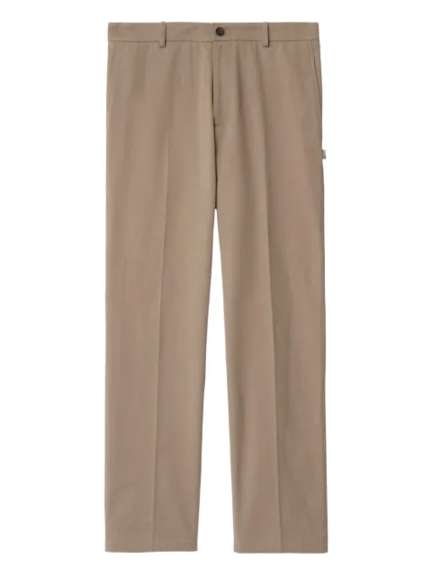Burberry pressed-crease trousers