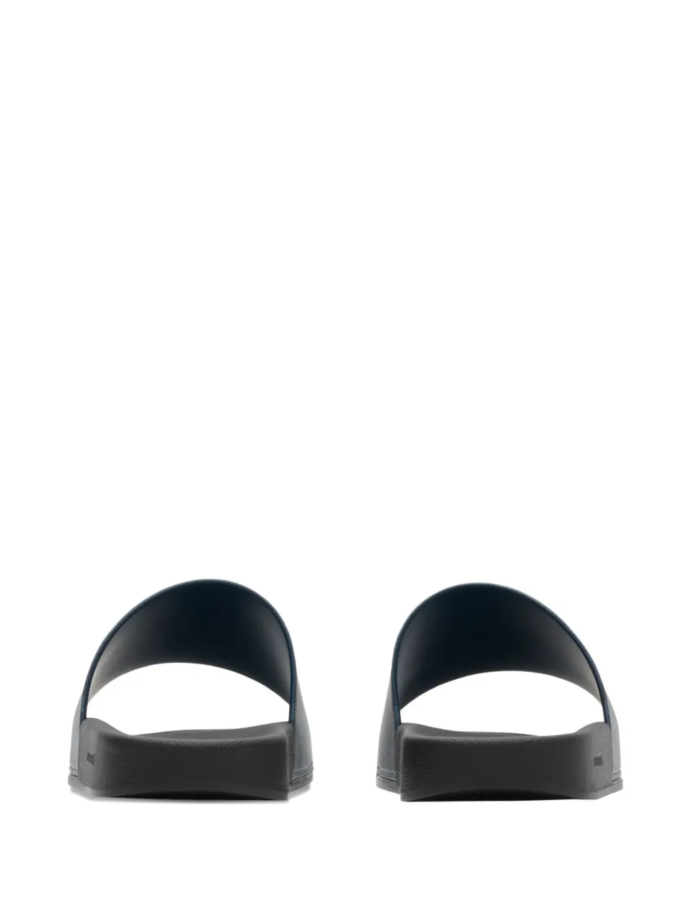 Burberry check print slides Blue