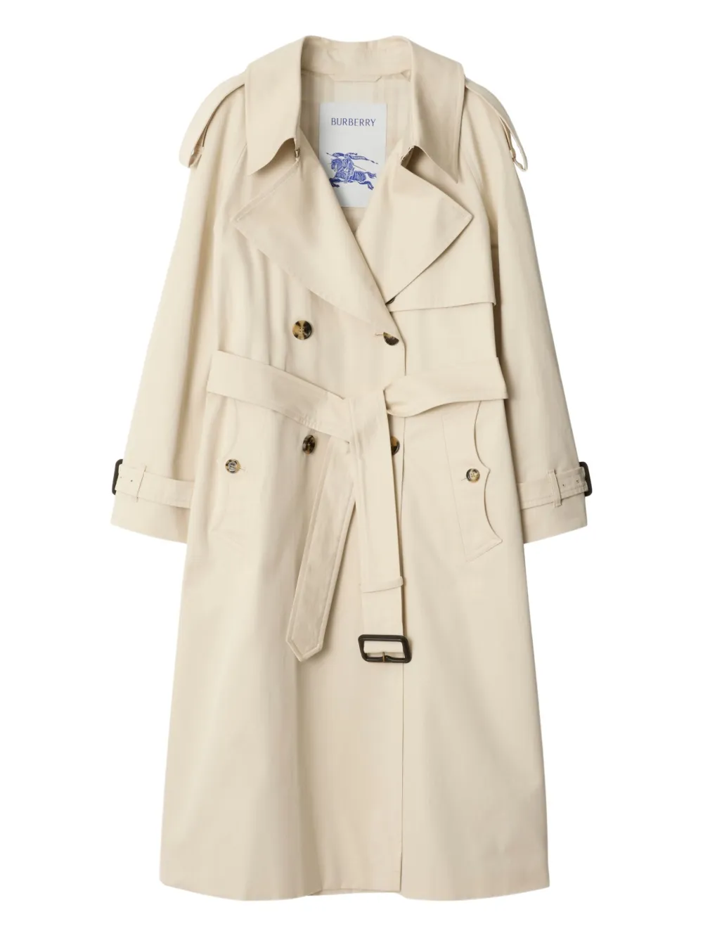 Burberry belted double-breasted trench coat Beige