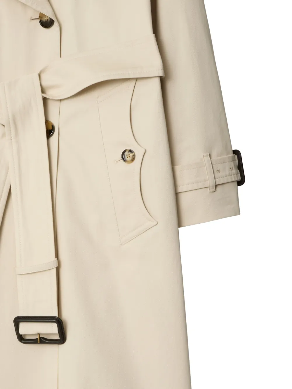 Burberry belted double-breasted trench coat Beige