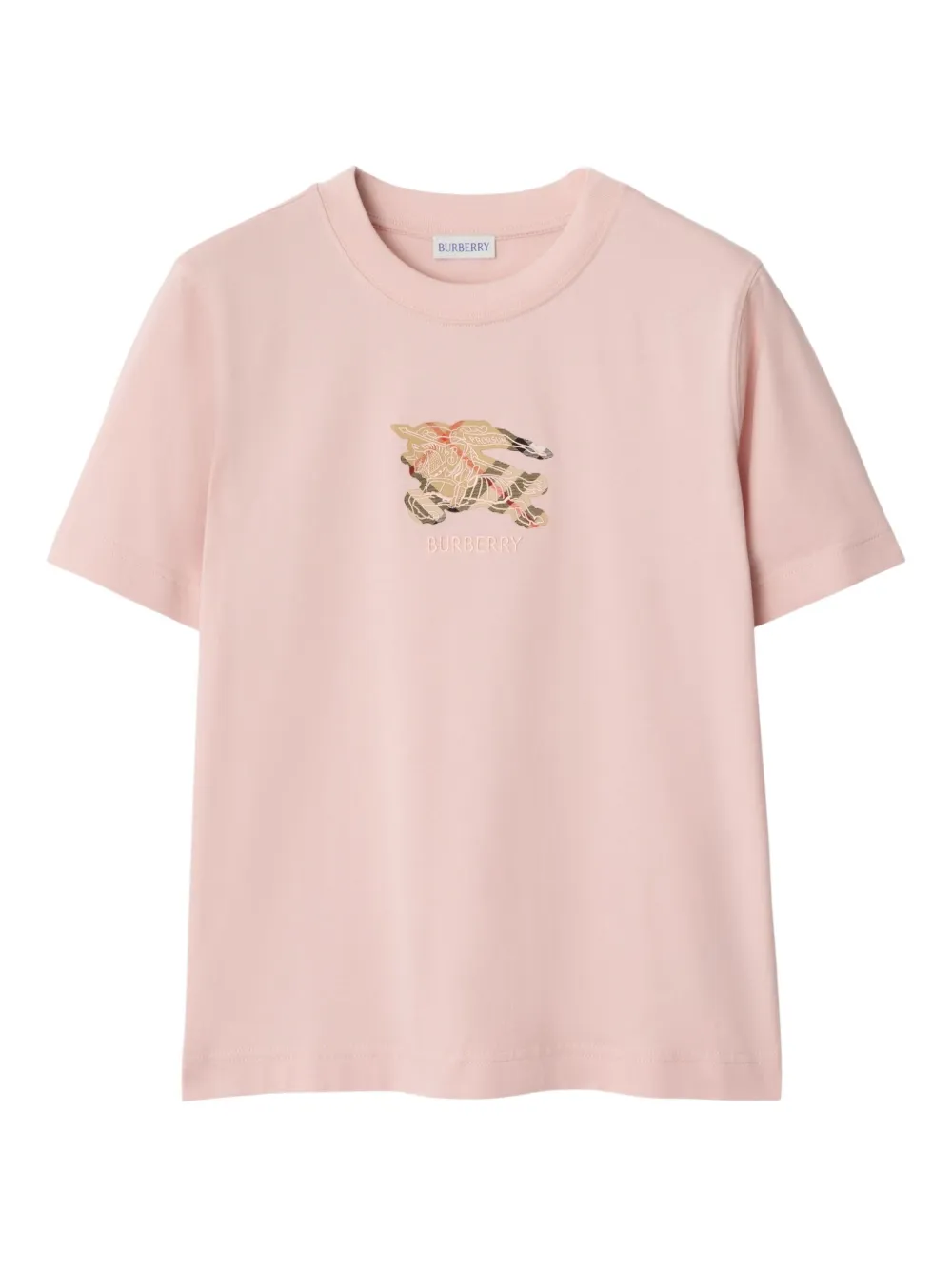Burberry knight check T-shirt - ピンク Burberry knight check T-shirt - ピンク