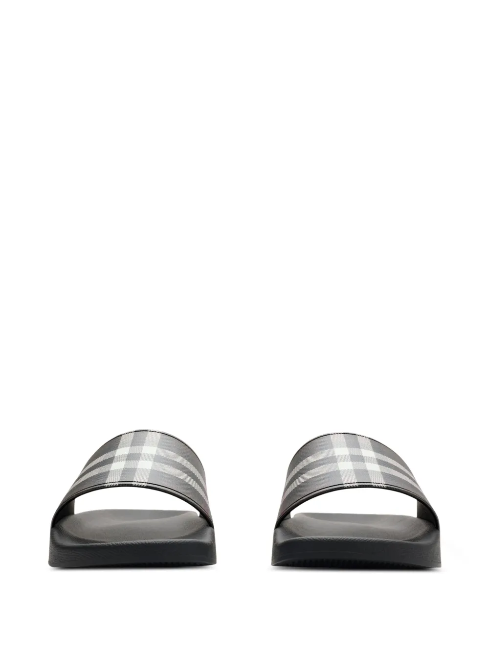 Burberry Geruite slippers Bruin