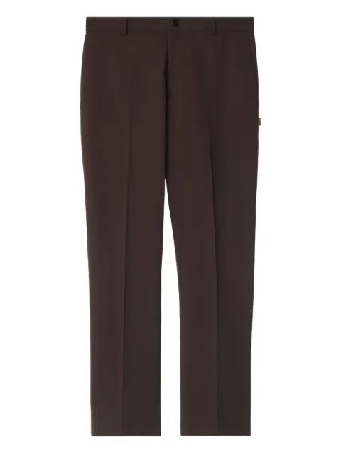 Burberry cotton regular trousers