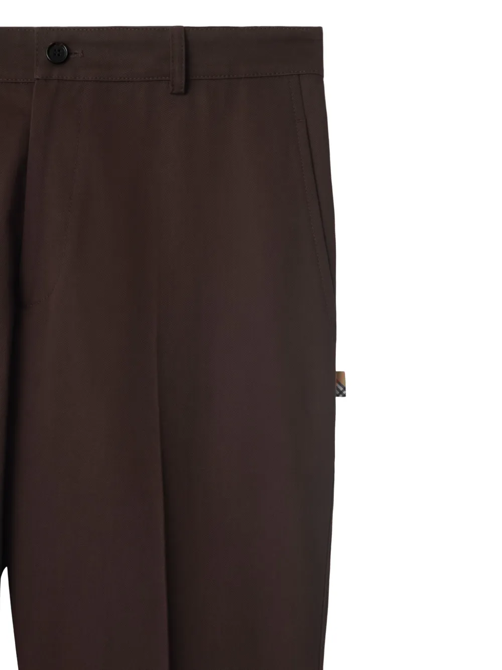Burberry Katoenen broek Bruin