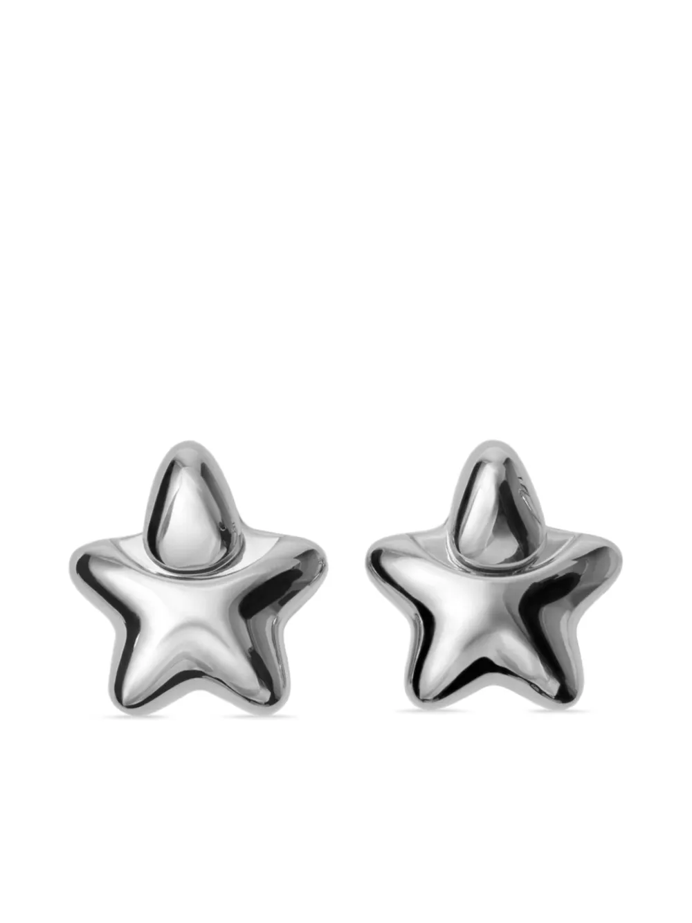 Burberry Star-motif Earrings In Metallic
