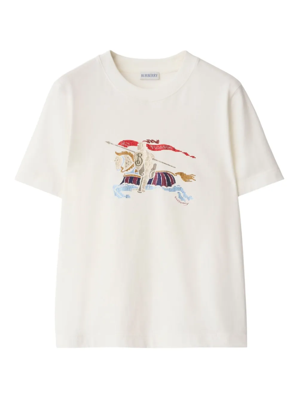 Burberry crystal-embellished T-shirt | White | Image 1