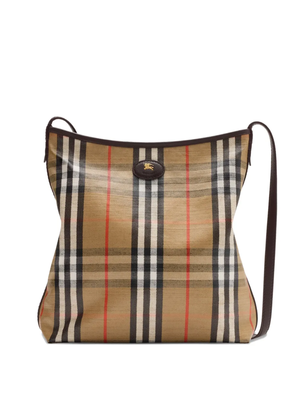 Burberry Highlands check-pattern tote bag Beige