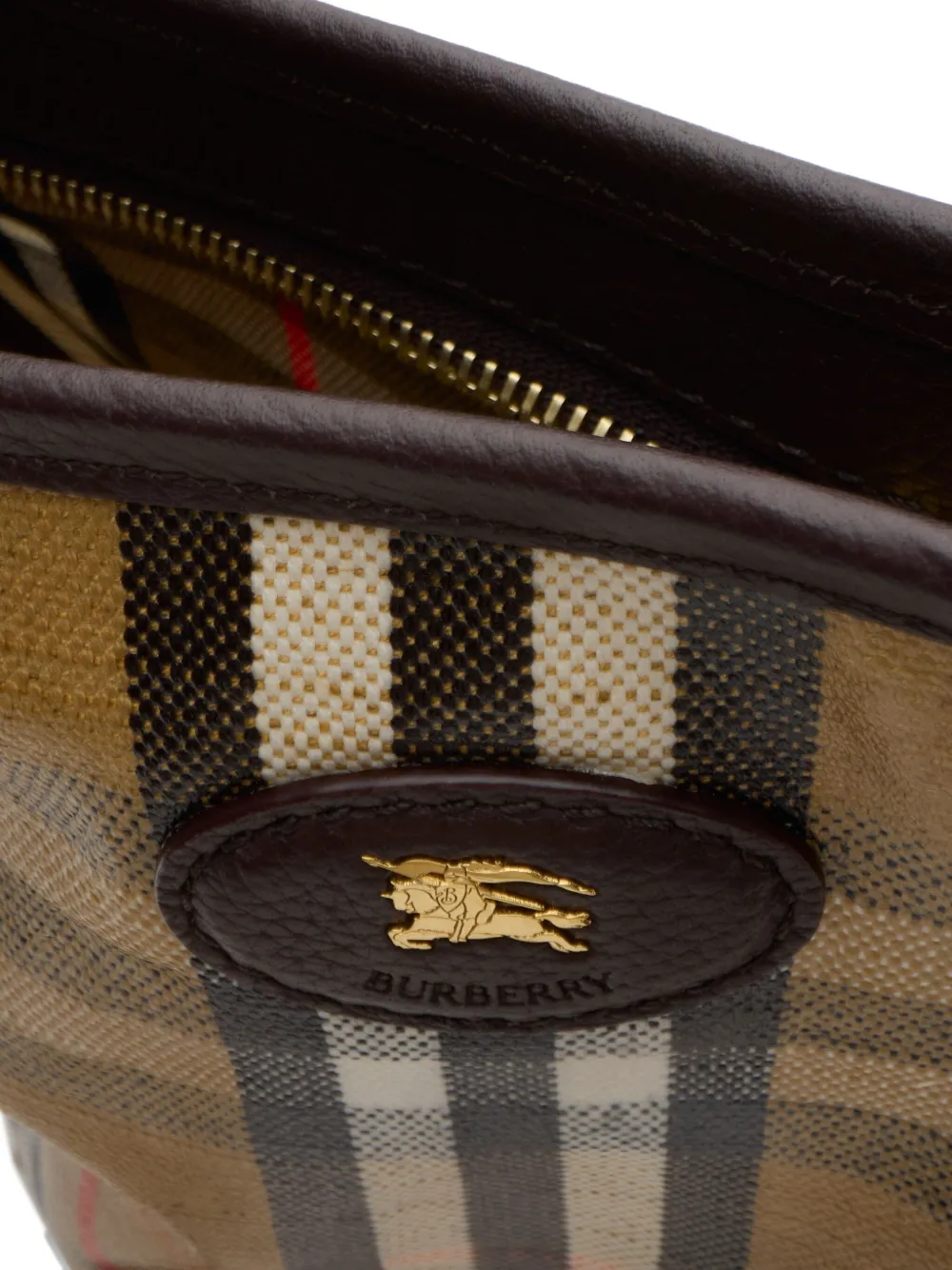 Burberry Highlands check-pattern tote bag Beige