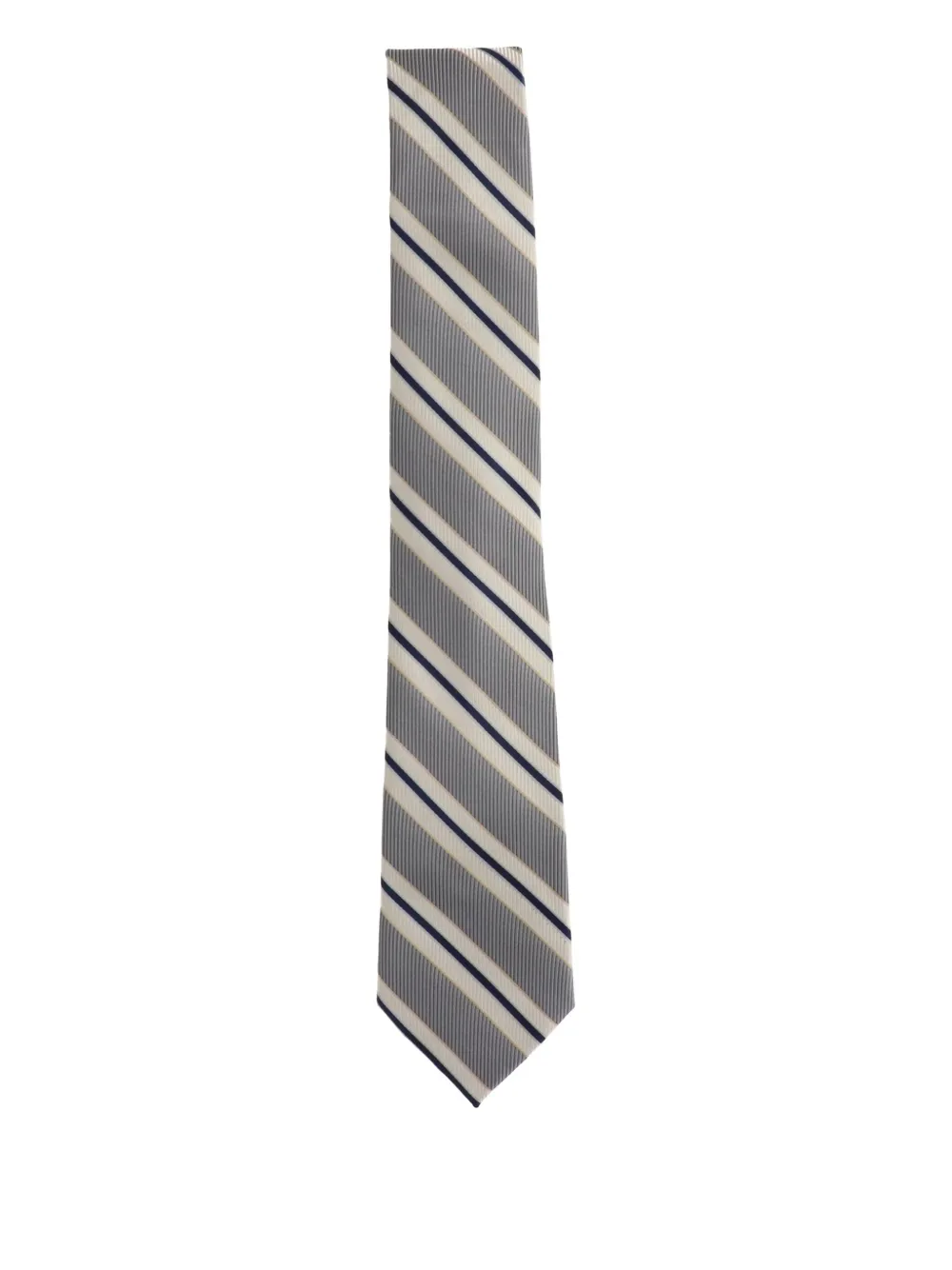 Scotch & Soda striped tie SILVER NAVY