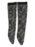 Gianvito Rossi lace-patterned socks - Black
