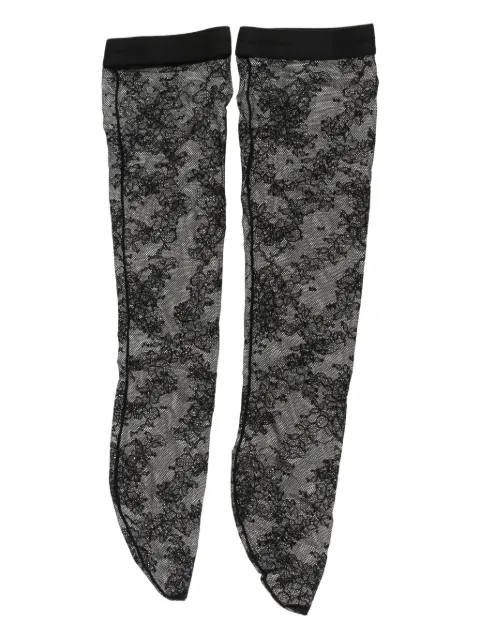 Gianvito Rossi lace-patterned socks