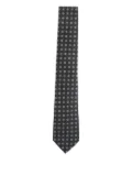 Scotch & Soda floral-pattern tie - Grey