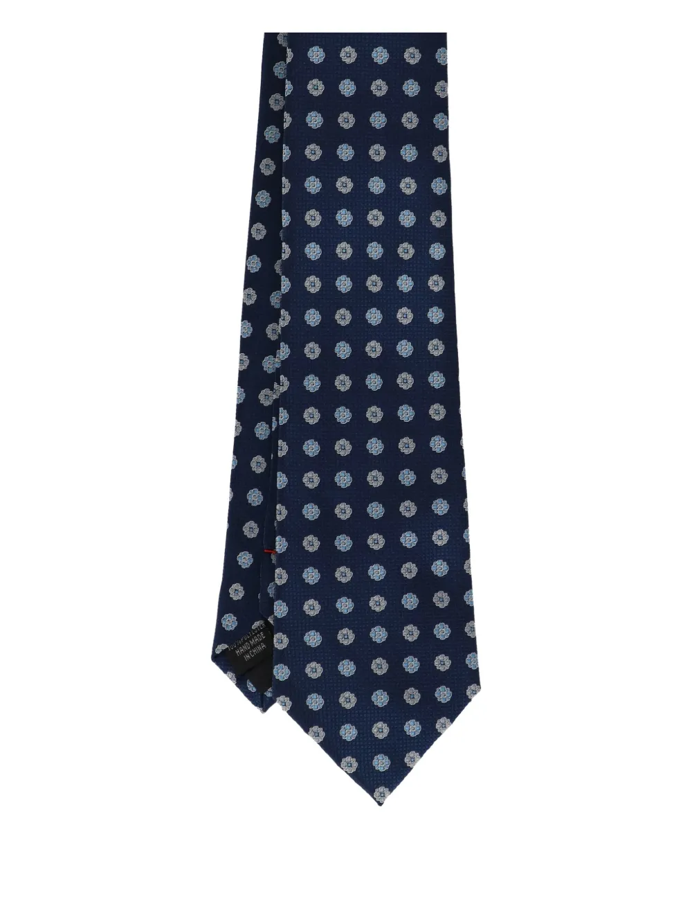 Scotch & Soda floral-pattern tie Blauw