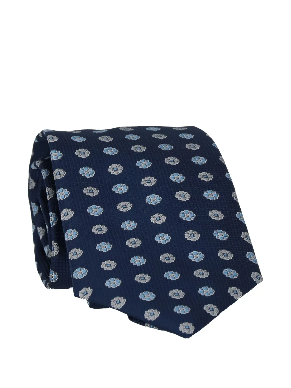 Scotch & Soda Stropdas met bloemenprint Blauw