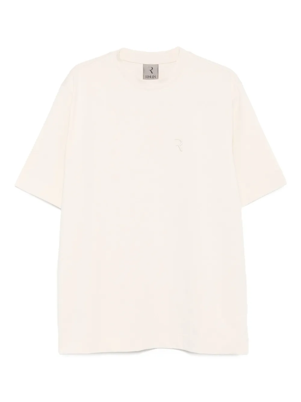 logo-embroidered crew-neck T-shirt