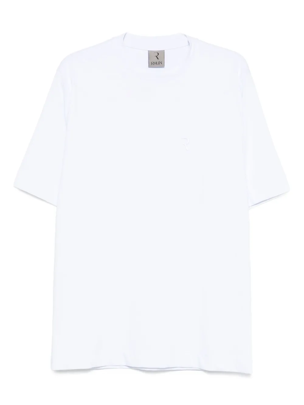 embroidered-logo T-shirt