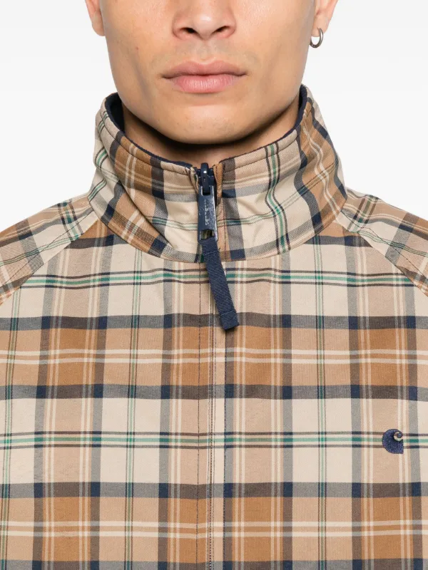 Carhartt WIP チェック ジップジャケット | ニュートラル