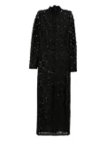 Róhe geometric-lace turtleneck dress - Black