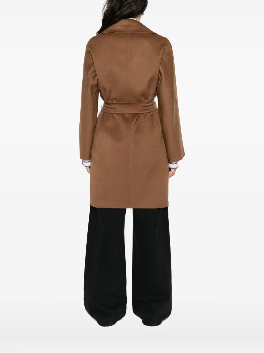 Max Mara Jas met ceintuur Bruin