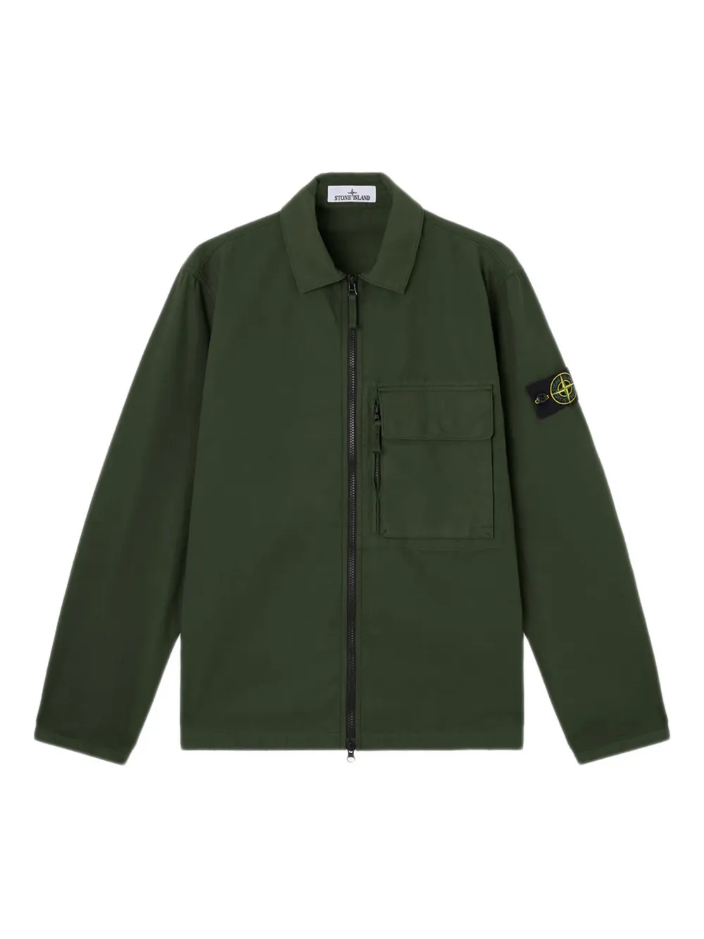 Stone Island Compass-badge jacket Groen